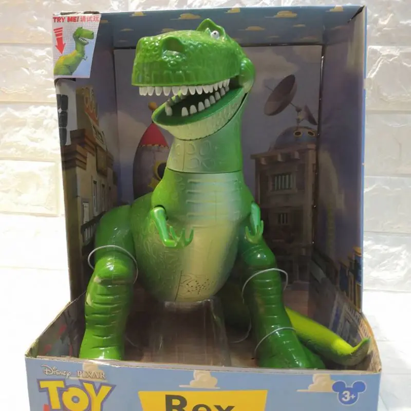 

New Anime Toy Story 4 3 Talking Rex Buzz Lightyear Walk action Figure Dolls Deluxe Rex Dinosaur Collect Christmas Boys Gift