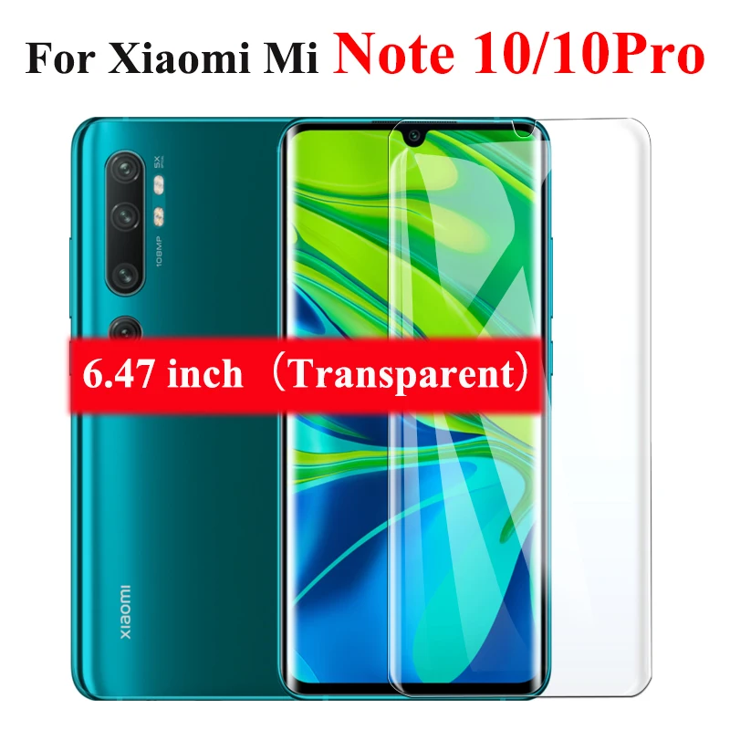 Защитный чехол для Xiaomi mi Note 10 10Pro защита экрана Note10Pro Note10 10Plus Закаленное стекло пленка Xia mi Xiomi 10+ чехол