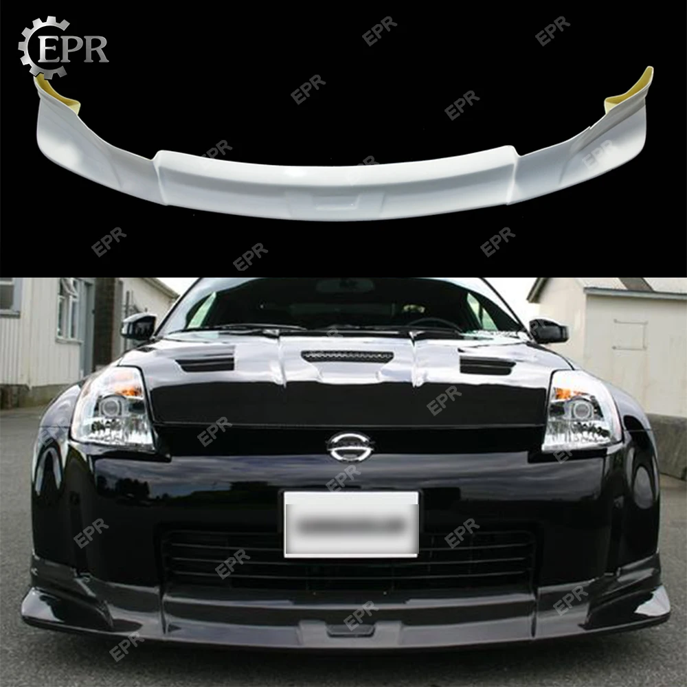 FRP Передняя уплотнительная прокладка для Nissan 350Z(Раннее) C-West стекловолокно передняя губа 2003-2006 Корпус Комплект тюнинг для 350Z Racing
