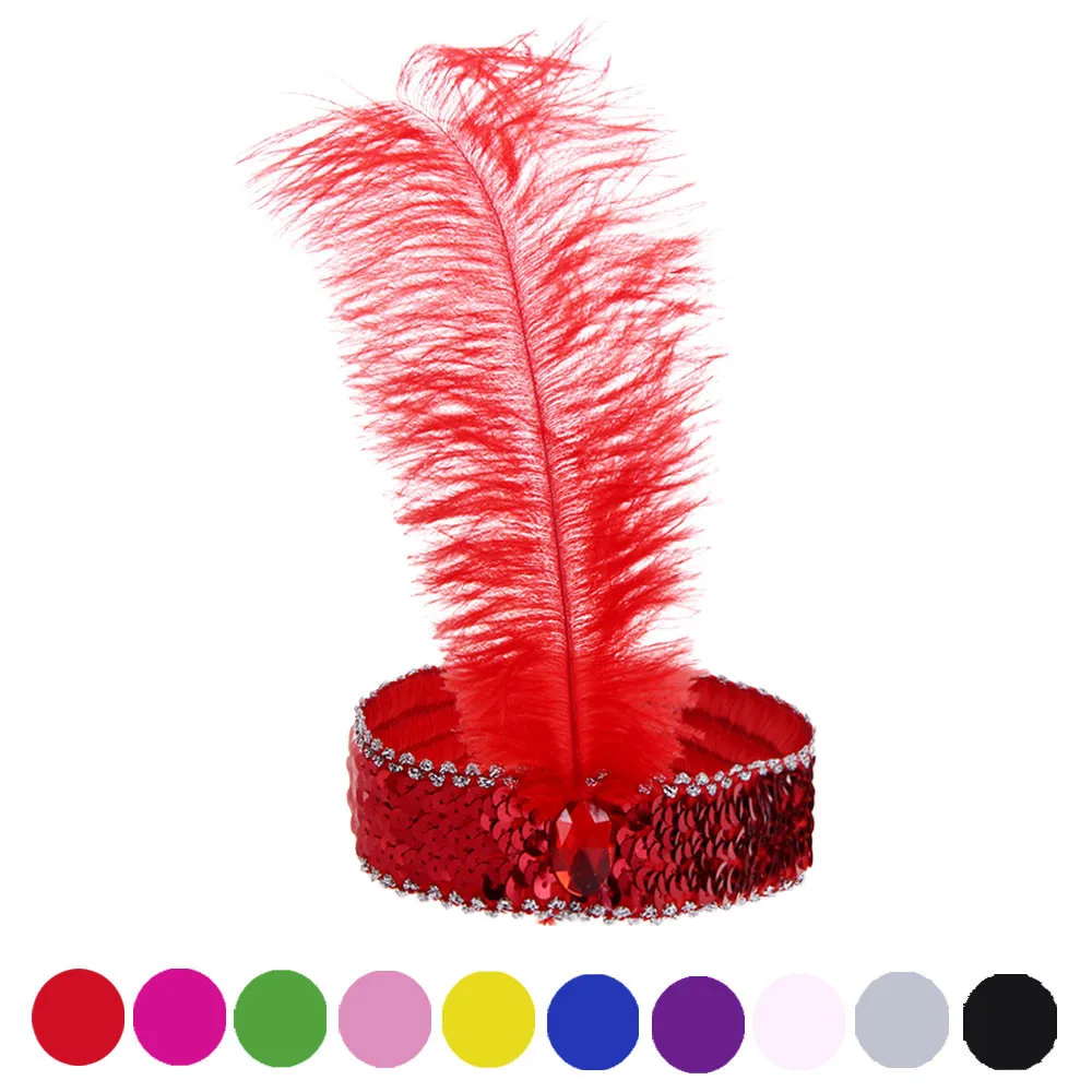 

Hair ring holiday hair band decoration Feather Hair Band Headband Prom role playing Christmas Party hair band girl headdress