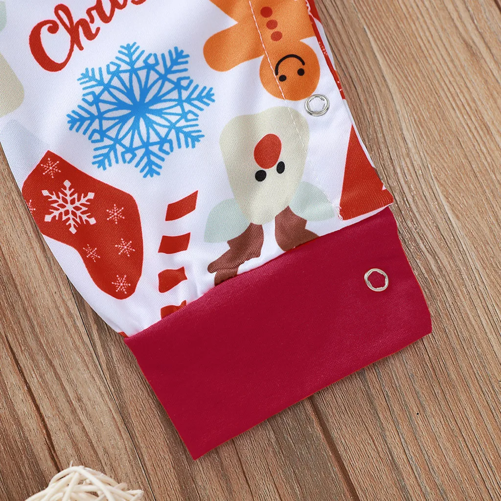 2019 Новый Nhristmas комбинезон для маленьких мальчиков и девочек одежда с длинными рукавами для младенцев Мультфильмы для новорожденных