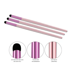 3 pçs gradiente unhas escovas manicure pontaria esponja manicure ferramentas