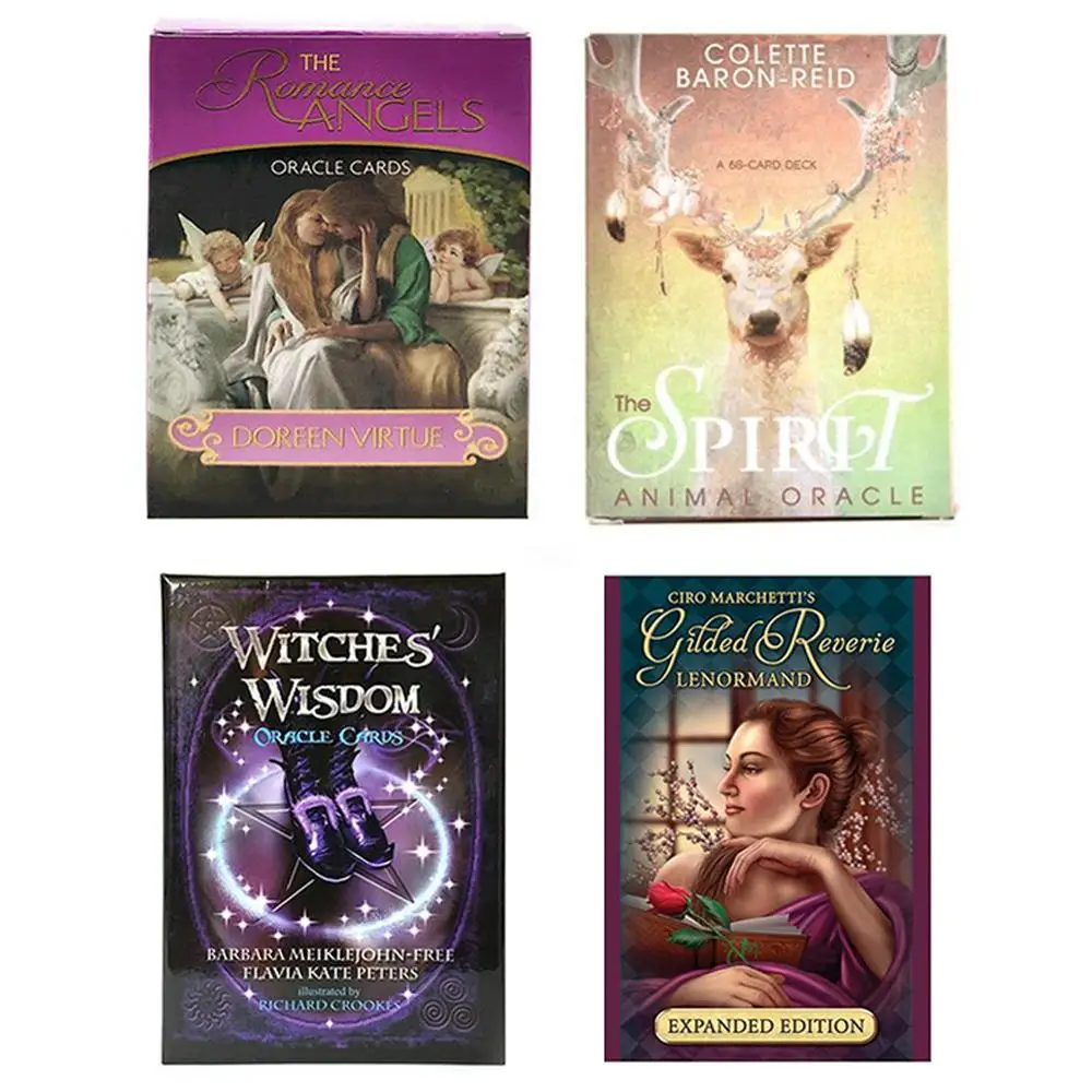 

11 Styles English Oracle Cards for Guidance Divination Fate Tarot Cards Deck Board Games Women Family Party Table Playing Games