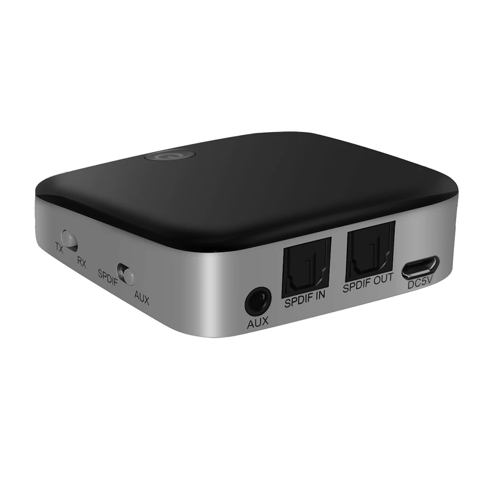 Bluetooth 4,1 передатчик и приемник 2 в 1 беспроводной стерео аудио адаптер с оптическим Toslink/SPDIF Aux 3,5 мм Поддержка apt-x