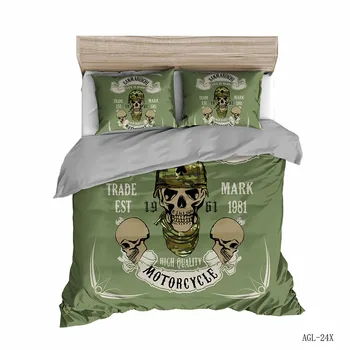 

Suger Skull Bedding Set Gift 100% Microfiber 1PC Duvet Cover with 1/2PC Pillowcases Drop Shipping Responsibility
