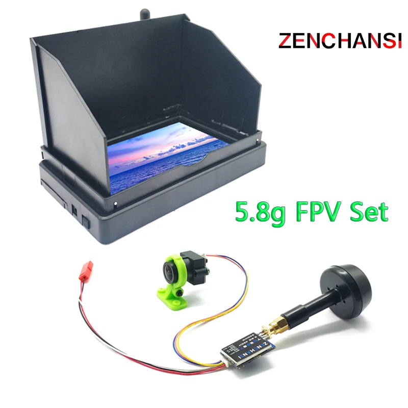 Готовый к использованию 5 8g 4 3 дюймовый fpv монитор 480*272 Встроенная батарея и 600