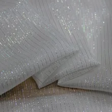 Шелковое платье мерцающий цветной металлик жаккард Блестящий шелк тонкая ткань для платья шарф