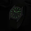 Simple Quartz Watch Men Luminous Hands Woven Canvas Belt Fluorescent Green Men's Watch Fashion Male Calendar Week Display Gift ► Photo 3/6