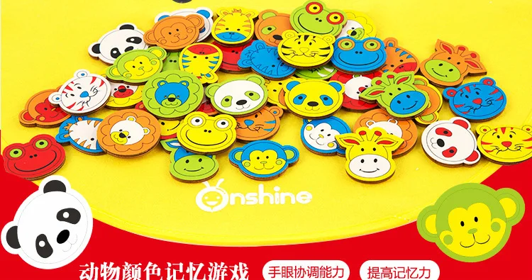 Onshine деревянные интерактивные игрушки для родителей и детей ji yi qi Детские Обучающие настольные игрушки многоместные интерактивные