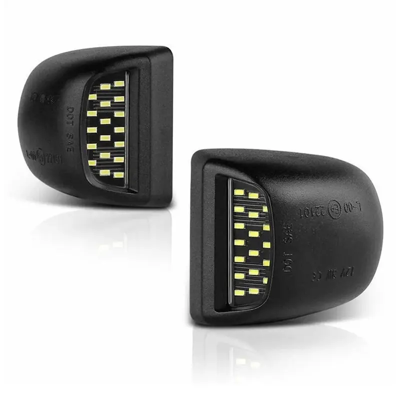 

2 шт. 6000K ксенон белый 18-SMD светодиодный для Chevrolet Silverado GMC Sierra 1500 2500 3500 подсветка номерного знака грузовика