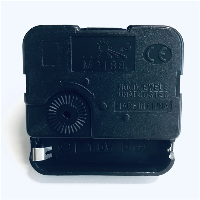 M2188 Wall Clock Movement Mechanism Long Thread Axis Length 22mm Quartz Clock Step-Movement with hook and black hands wall clock movement quartz clock movement