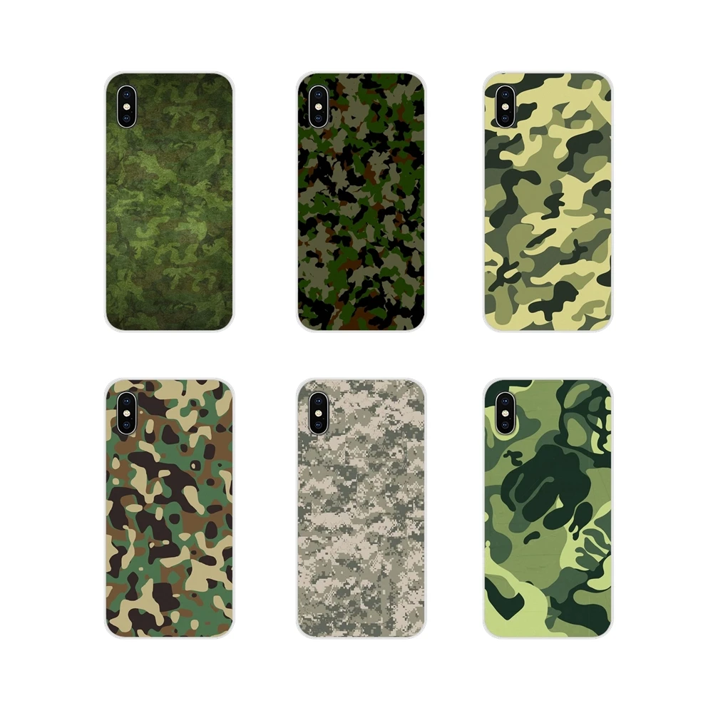 Accessories Bag Case For LG G3 G4 Mini G5 G6 G7 Q6 Q7 Q8 Q9 V10 V20 V30 X Power 2 3 K10 K4 K8 2017 Army Green Camouflage Pattern | Мобильные