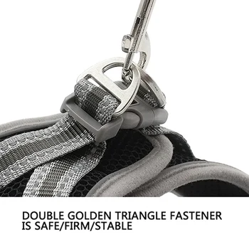 

Reflective Safety Pet Dog Harness and Leash Set Small Medium Dogs Cat Harnesses Vest Puppy Chest