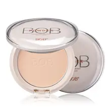 Горячая лица Мягкий матовый компактный прессованный порошок прозрачный натуральный макияж длительный контроль масла минерализация косметика