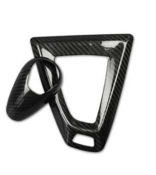 

Carbon Fiber Car Gear Shift Knob Cap &Base Cover Trim sticker black for BMW M3 F80 M4 F82 F83 car Gear Shift Knob Cover decor