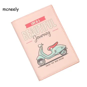 

Beautiful Journey Passport Cover Documents Organizer Card Case Business Credit card holder Travel Accessories drop shipping