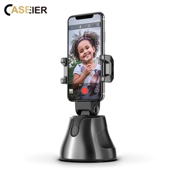 

CASEIER 360 Rotation Face Tracking Selfie Stick Tripod Object Tracking Holder Camera Gimbal For Photo Vlog Live Video Record