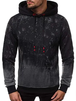 

2019 New Autumn Men's Casual Style Long-sleeved Round Tie Hat Sweatshirt Pullover Hoodie Sweatshirt stranger things худи