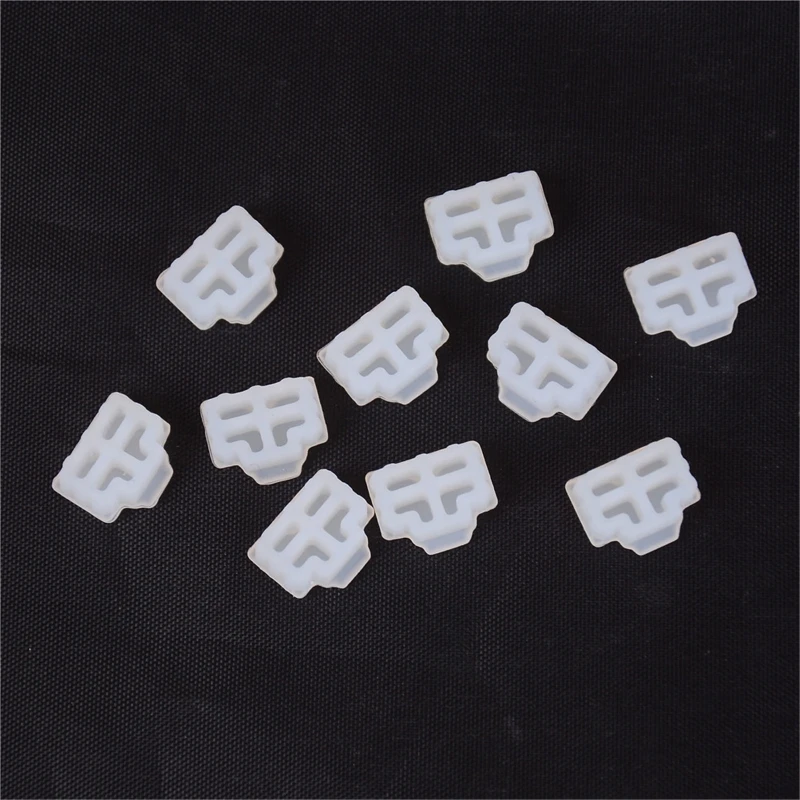 100 Pezzi Copri Porta RJ45 In Silicone, Tappi Antipolvere Femmina Per Cavi Ethernet Cat7 Cat6e Cat5e, Per Switch PC Router, Con Spazzole - 2