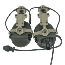 Airsoft fone de ouvido capacete kit suporte arco capacete adaptador ferroviário para msa sordin/TAC SKY sordin/z. tac sordin tiro tático headphon