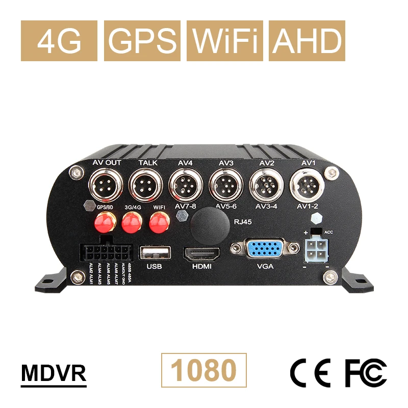8CH WIFI GPS 4G LTE AHD мобильный видеорегистратор с бесплатной доставкой 24-часовой