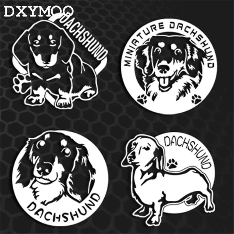 Dachshund Car Stickers Family Pet Dog Motorcycle Auto Whole Body Window Tail Vinyl Decal Bumpers 3M | Автомобили и мотоциклы