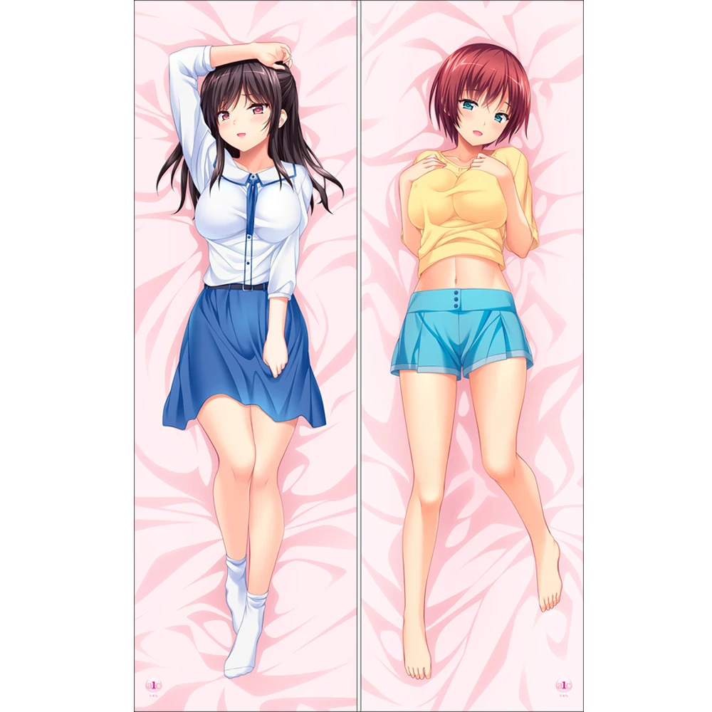 ММФ аниме Soshite Watashi wa Ojisan ni персонажи Nanami & Sakura Подушка «Dakimakura» наволочки для подушек