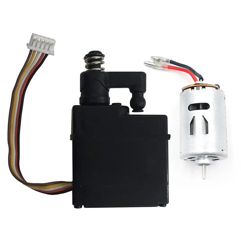 2 Pcs RC Car Part: 1 1:18 Electric A959-B-13 540 Metal Motor &amp 5 Wires Servo Gear Spare Part | Игрушки и хобби