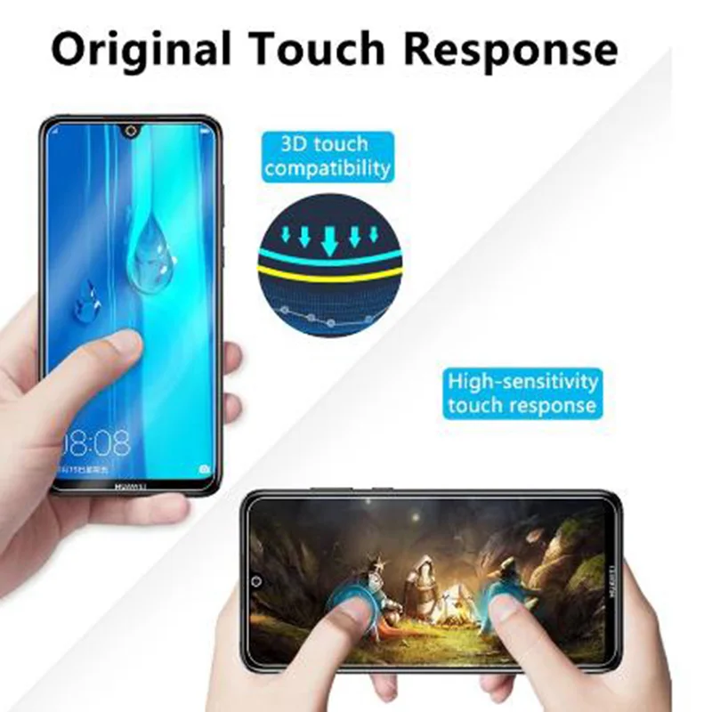 Полностью закаленное стекло протектор экрана для huawei P9 P10 Lite Plus для huawei P20 P30 Lite Pro Анти-стекло Blue Ray пленка 2 шт./партия