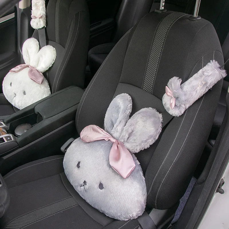 Oreiller pour le cou - Appui tête de voiture en forme de Panda, poupée de dessin animé mignon