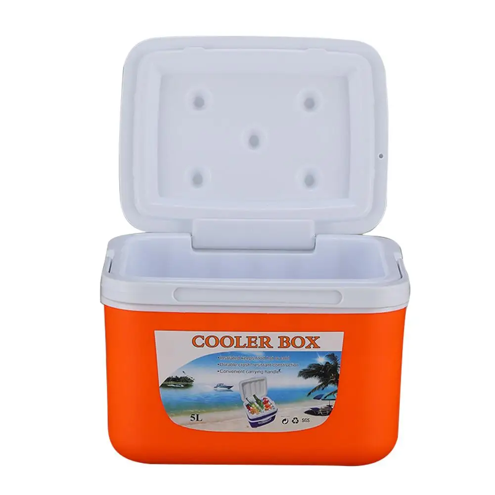 5L Outdoor Incubator Insulation Cooling Dual-use Box Portable Food Storage Box Car Cold Box Portable Travel Camping Cooler Box