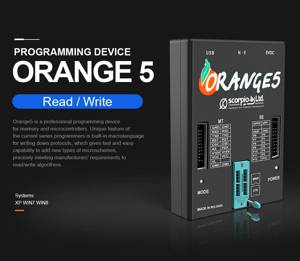 Низкая цена OEM оранжевый 5 программист оранжевый 5 программист высокое качество и Лучшая цена на складе Теперь с полным адаптером и