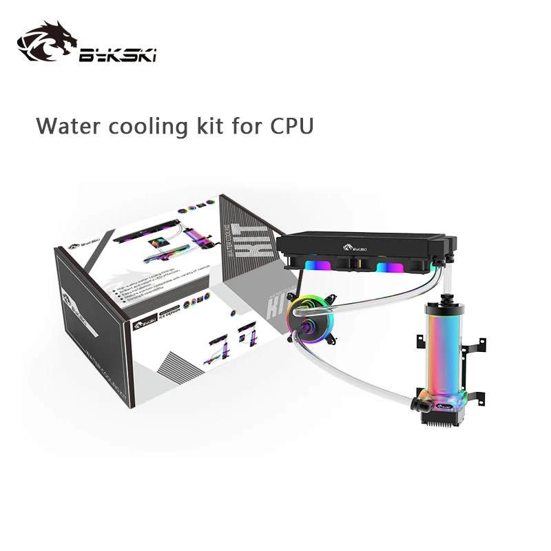 Bykski Liquid Cooler Kit for INTEL AMD CPU / Hose cooling Bundle / Soft
