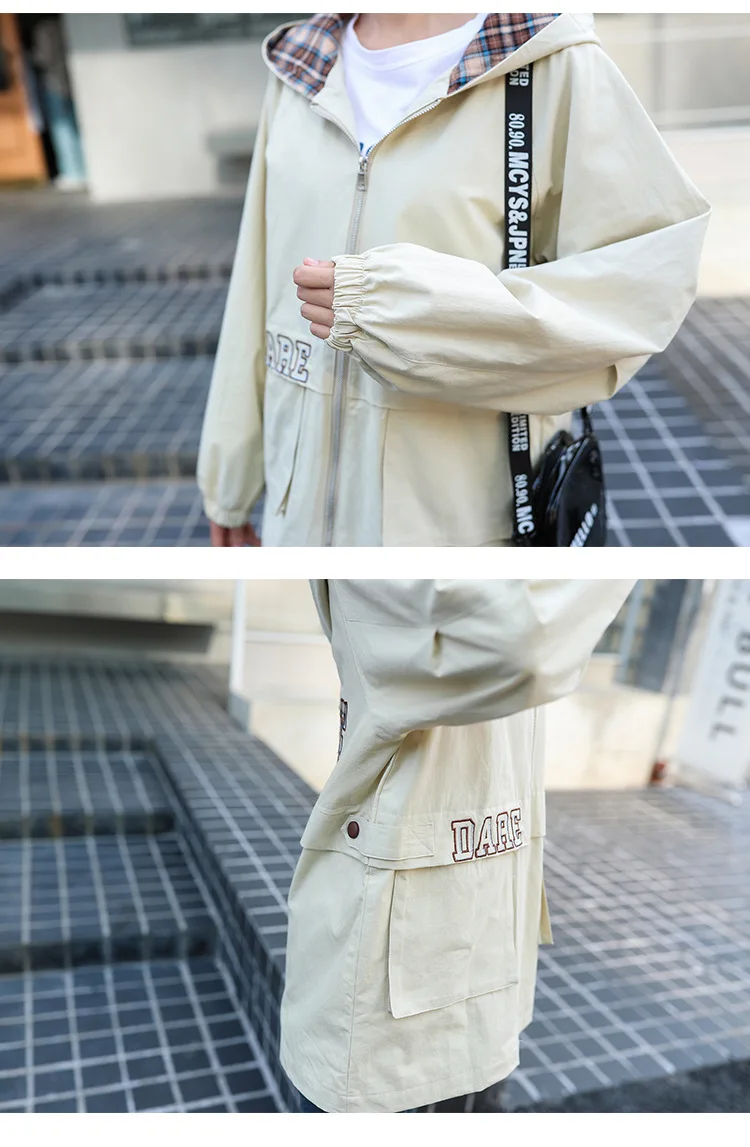 Autumn Clothing GIRL'S MORI Series Junior High School STUDENT'S Korean-style Middle School Students Loose Wind Coat High School