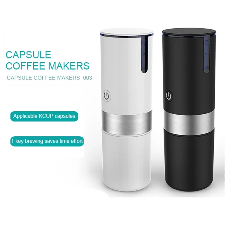 Portable Automatic Brew Small Coffee Machine Hand Held Home Office Car