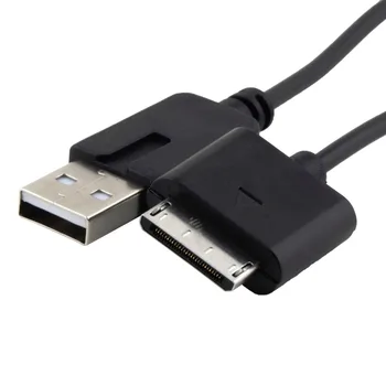 

New 1M 3ft 2 IN 1 USB Data Charge Cable For PSP GO USB Charger Cable Data Transfer Charging Cord Line PSPGO Black