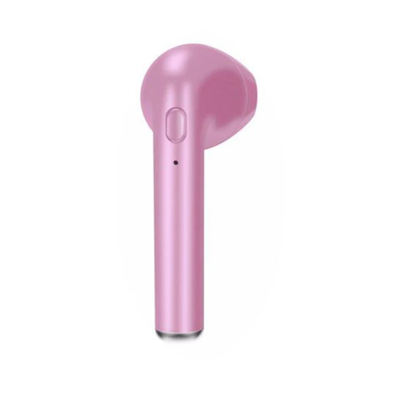 right pink I7 TWS Bluetooth наушники мини беспроводные наушники спортивные наушники гарнитура стерео Беспроводная гарнитура для смартфонов huawei Xiaomi - Цвет: right pink
