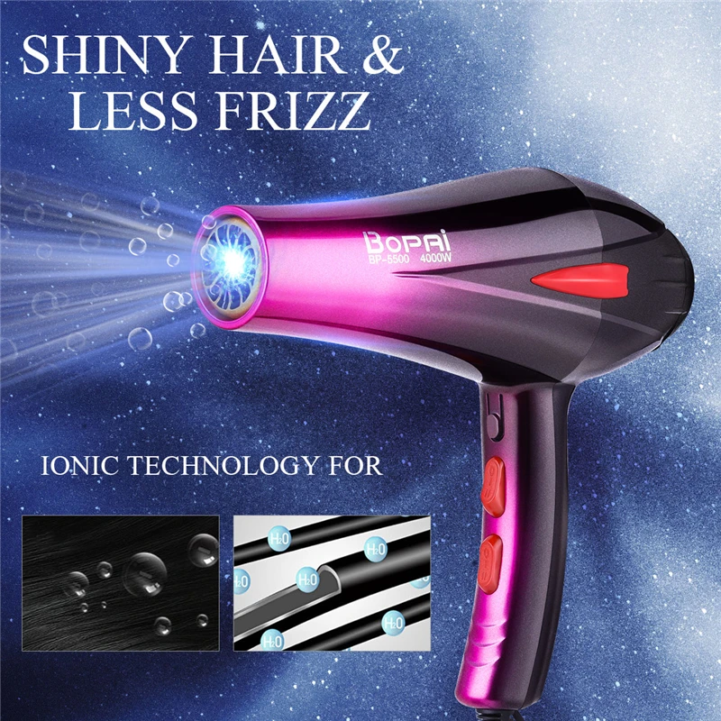 

Super Power Hair Dryer Professional Blow Dryers Salon Home Use Blower With Concentrator Diffuser Hairdressing Styling Tools 45