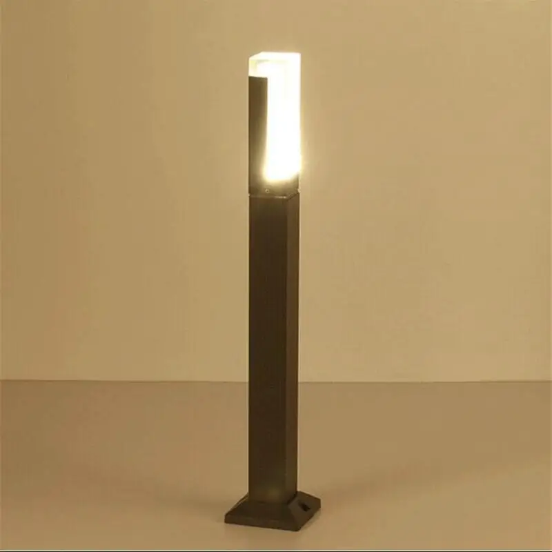 1 шт. наружный СВЕТОДИОДНЫЙ садовые светильники современный алюминиевый светодиодный светильник 12 Вт светодиодный ландшафтный светильник для сада двора AC85-265V