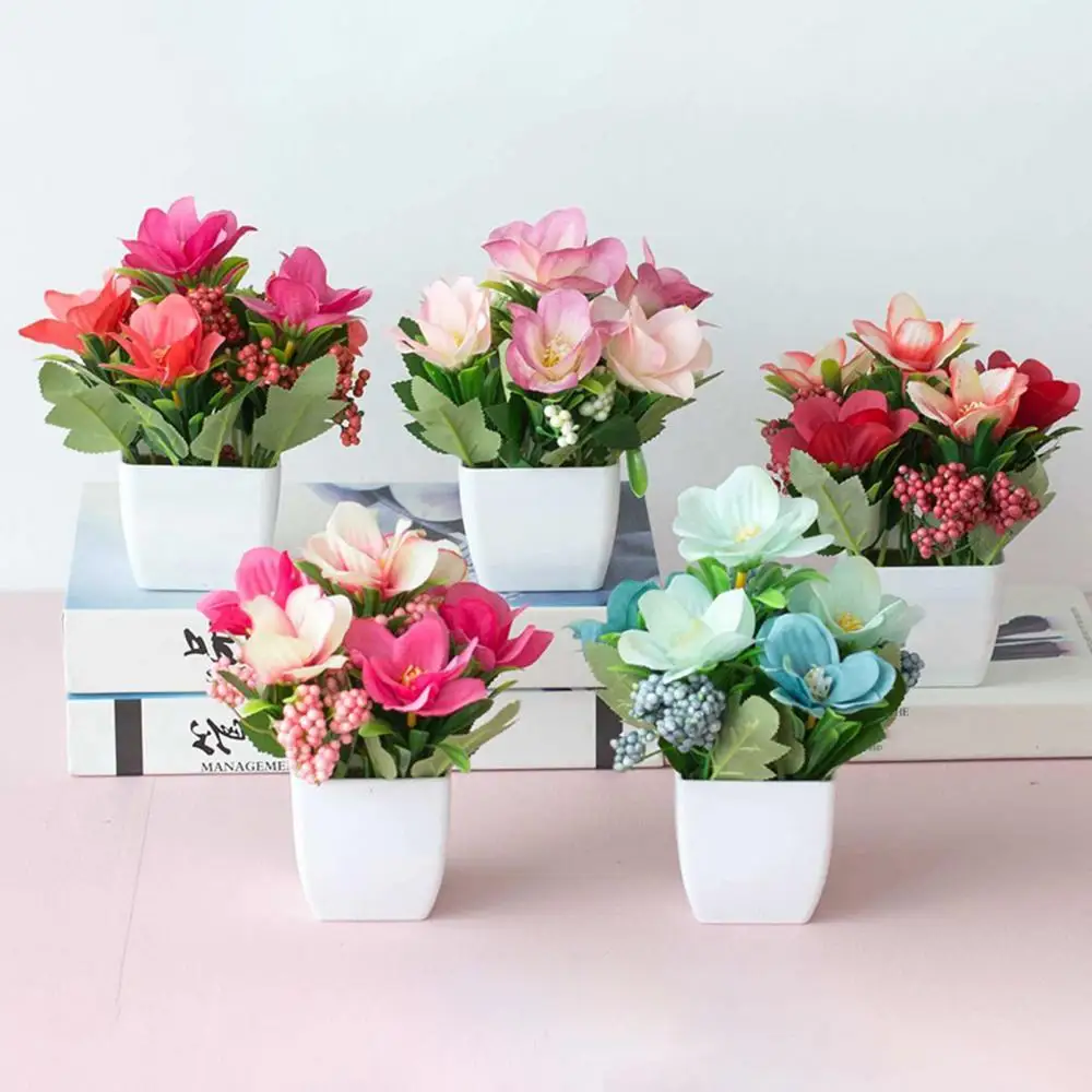 Flower Pot Decoration Wedding Table Artificial Flowers Table