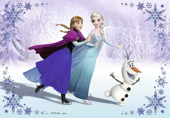 

Jmine Div 5D Elsa Frozen Anna Princess Winter Full Diamond Painting cross stitch kits art Cartoon 3D paint by diamonds
