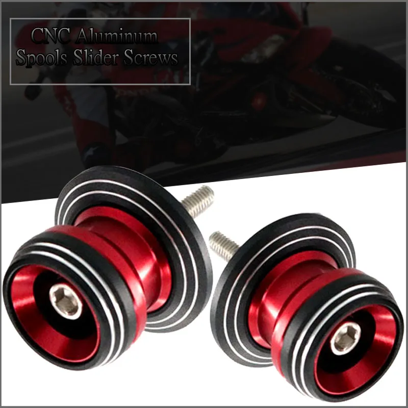 

Для HONDA FJS400 FJS600 CB750 CB1000 CB1300 X4 CB 750 1000 1300 катушки для мотоцикла CNC Swingarm слайдер M8 винты с подставкой