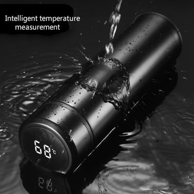 450 мл термосы температурный дисплей 304 нержавеющая сталь My Hot Water Bottle дорожная