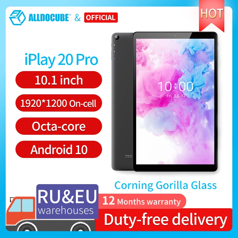 Ветвью ALLDOCUBE и iPlay20 Pro 10 1 дюймов планшетный ПК с системой андроида планшет 6 ГБ
