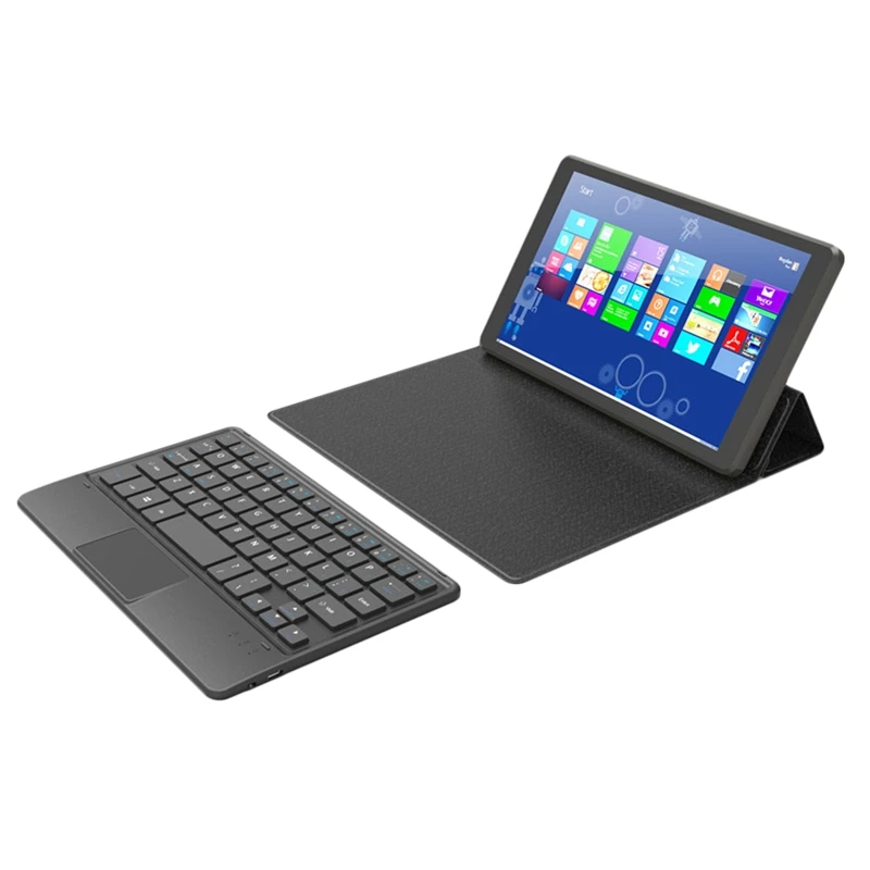  BINAI K106 Folding Stand Adjustable Smart Magnetic Contact Bluetooth Keyboard + Protective Cover fo