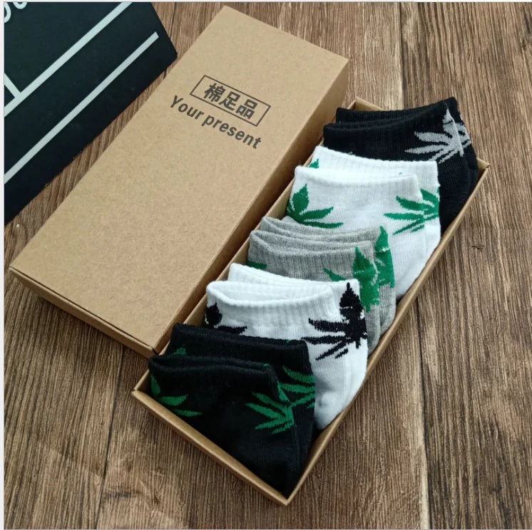 Socks boxed summer thin low top socks sweat absorption breathable deodorant socks boat socks solid socks men spring and summer