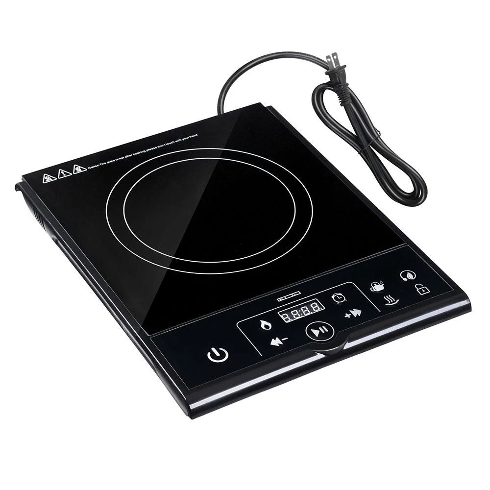 1800W Electric Single Induction Cooker Portable Burner Cooktop Digital Hot Plate