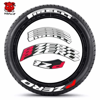 

8pcs/lot Car Tire Lettering Stickers Car Tuning Universal 3D Permanent PVC Joined Lettering Personalized Car Tire Decals