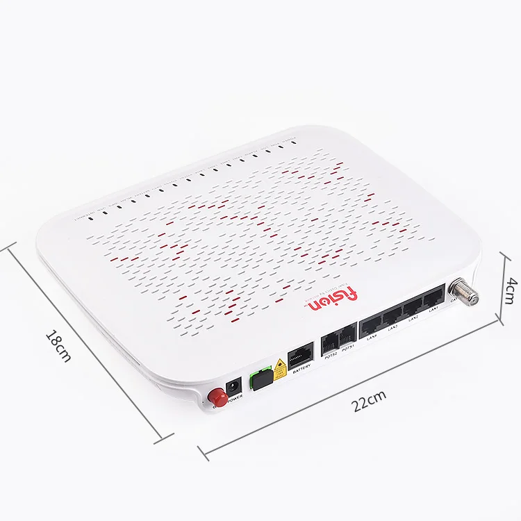 zte F668 3,3 de fibra FTTH Wi-Fi 2 порта voz+ 4GE+ 1 ONU Gpon CATV antena Interna 2,4G onu