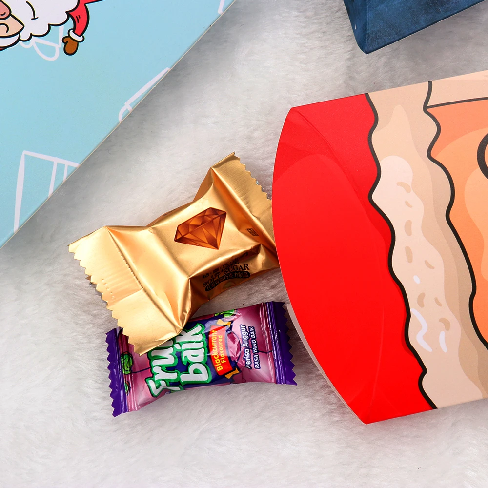 5 шт. коробка в форме подушки картон коробки для конфет Рождественский подарок мешочек Рождественская елка Лось крафт подарочная сумка вечерние принадлежности аксессуары